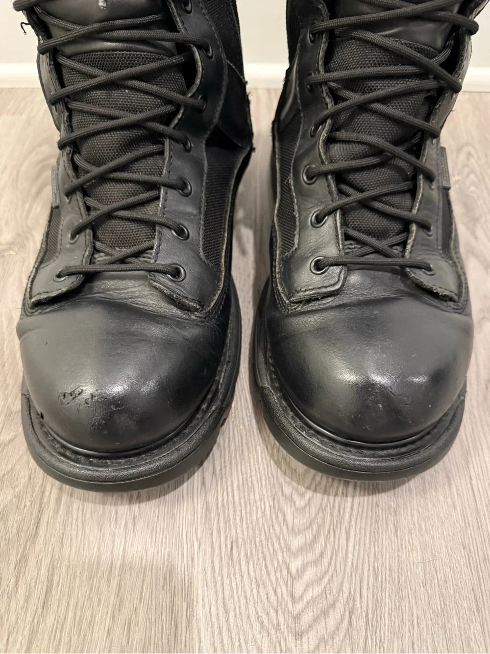 Thorogood Men's Black Tactical Lace-Up Boots
